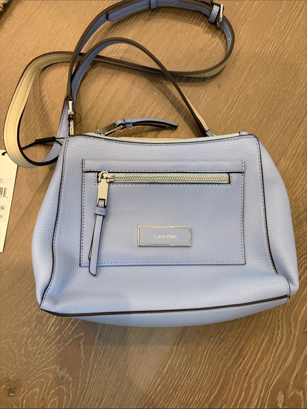 Calvin Klein Light Lavender Crossbody Bag with Gold Hardware NWT